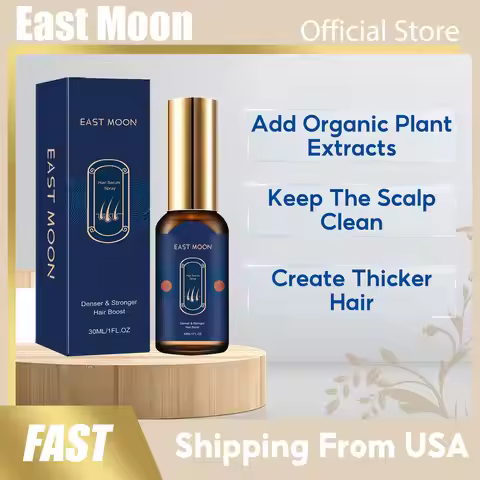 East Moon Hair Growth Serum Spray Lasting Smoothing Strengthen Roots Powerful Nourishing Regrowth Oi