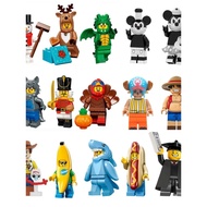 Yi DIY Draw Music Doll Shark Hot Dog Assembled Building Block Toy Cake Wall Decoration Ornament Gift