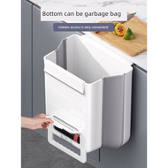 dustbin for kitchen dustbin dustbin with lid Kitchen Waste Hanging Foldable Household Cabinet Door W