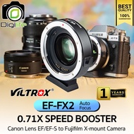Viltrox Adapter EF-FX2 - 0.71X Mount Lens Auto Focus แปลงเลนส์แคนนอนใส่กล้องฟูจิฟิล์ม X-mount - รับป