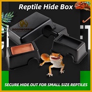 Reptile Gecko Hide Box S/M/L reptile cave Hiding Spot cave gecko house box house reptile hideout sna