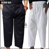 SELUAR HAJI COTTON/SELUAR UMRAH HAJI/SELUAR JUBAH KURTA/SELUAR SOLAT/ LELAKI SELAUR UMRAH DAN HAJI