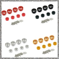 W9(PQAT) 4Pcs Metal Wheel Rim Hub for C14 C24 C24-1 C34 C44 B14 B24 1/16 RC Car Upgrade Parts Access