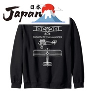 【Direct from Japan】Blueprint of a Sopwith TF2 Salamander WW1 British biplane, Zip Parker