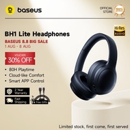 【New Arrivals】Baseus Bass BH1 Lite Wireless Headphones Bluetooth 6.0 Smart APP Control Super Bass 40