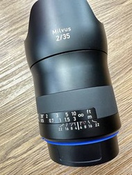 98% Carl Zeiss ZE Milvus 35mm f2 for canon 35 2