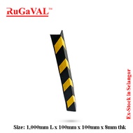 Rubber Corner Guard I 8mmx100mmx100mmx1mtr(L) I 6mm I800mm I Rubber L-Angle I Pillar Protector I Wal
