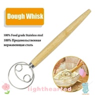LIGHTHEARTED 13" Oak Handle  Flour Mixer Kitchenware Flour Beater Flour Mixer