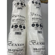[Ready Stock] Benxon Disposable Cup Flat Lid for 12oz,16oz,22oz/Tudung/Penutup Cup Plastic Benxon.