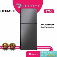 Hitachi 375L Inverter 2 Door Refrigerator  R-VX420PM9 BBK
