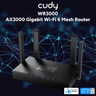 Cudy WR3000 - AX3000 Gigabit Wi-Fi 6 Mesh Router