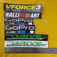 STICKER VFORCE3 RALLIART GOPRO DRIVE M7 JAPAN