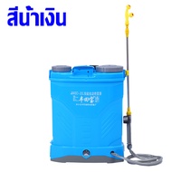 เครื่องพ่นยาแบตเตอรี่ 20ลิตร ถังมีความหนาพิเศษ แบบสะพายหลัง หัวพ่นทองเหลือง แรง สะใจ ถังพ่นยาแบตเตอร
