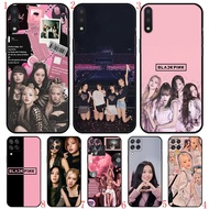 Samsung A12 A22 A32 A52 4G A32 A42 A52 5G Anime BLACKPINK Soft Black Phone Case