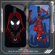 GK-81 Spider-Man Anime Glass Casing for OPPO Reno A9X A9 A5 2F F11 2Z 2019 2020 Pro