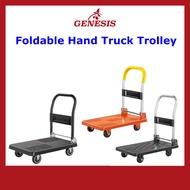 50KG / 250KG / 450KG Foldable Platform Hand Truck Trolley PVC Small Trolley Barang Plastic