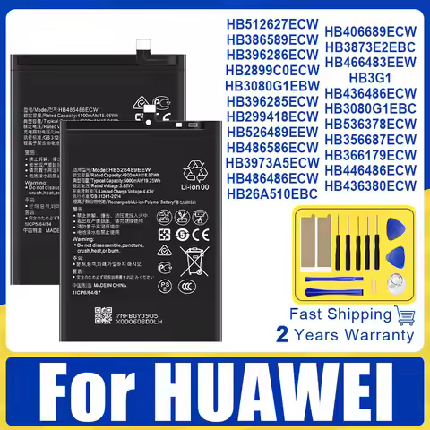 XDOU Battery for Huawei P10 P20lite P30 P40 PRO Watch2 LEO-B09 S7-301U Nova 2Plus 2i 3i 7 Honor S8-7