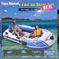 [HCM]Inflatable boat inflatable boat INTIME fishing boat holds 3 people and 4 adults thicker and wid