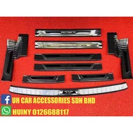 Proton x70 side step door step bumper guard protector carbon look x-70 [READY STOCK]