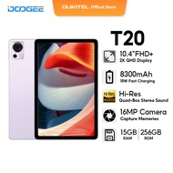 OUKITEL Doogee T20 15GB RAM 256GB ROM 10.4" 2K TDDI Full 8300mAh 18W Super Fast Charger Quad Box Stereo UNISOC T616 TÜV SÜD Android 12 Tablet