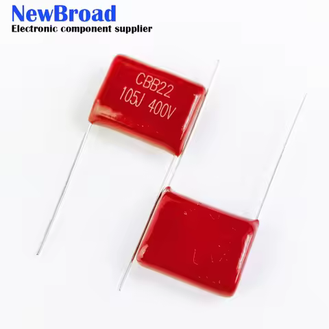 50PCS Original CBB22 Capacitor 400V105J 1UF Polypropylene Film Capacitor 105/400V With A Foot Pitch 