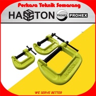 HASSTON PROHEX 0760-001 C-Clamp 3pcs set of wood clamps