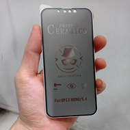 ANTI-SCRATCH CERAMIC PRIVACY SPY GLARE FOR/ iphone 13 Mini (5.4), iphone 13 / iphone 13 PRO (6.1), i