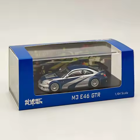 Ghost Player 1/64 Scale M3 E46 GTR by DCM Diecast Model Car Limited Collection