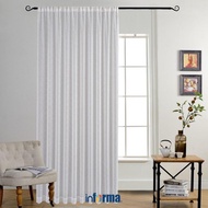 Informa 280X250 Cm Snowy Vitrase Curtain - White Thin Window Curtain Fabric Curtain Lining