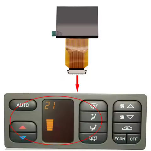 Auto LCD Screen LCD Display for ACC Radio Saab 9-3 1998-2003 Saab 9-3 Cabriolet 1998 - 2004 Dashboar