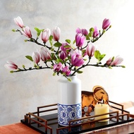 Fake Magnolia Flowers High Quality Rubber Material - Fake Flowers - Home Decor, Living Room