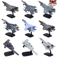 MALCOLM1 Aviao Plane Model, F16 F22 F35 Pullback & Go Fighter Aircraft Toy, Tabletop Decor Collectio