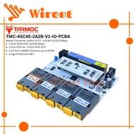 Tarmoc TMC-4SC4E-2A2B-V1-IO-PCBA | Media Converter 4 FO 4 LAN BOARD/ 4FO 4LAN | 4SC 4LAN / 4 SC 4 LA