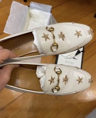 Gucci Quentin 星星蜜蜂刺繡樂福鞋