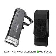 NEXTORCH TA70 3500ลูเมนบางเฉียบเกี่ยวกับยุทธวิธีอีดีซีไฟฉายสว่างมากไฟฉายค้นหา