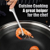 [Prs] Korean Style Stainless Steel Pointed Barbecue Meat Clip Food Clip Baked Bread Clip Hotel Resta