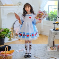 Caicai Department Store Lolita Children's Skirt Alice in wonderland in Styling Costume Alice in Wond