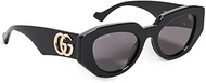 GG1421S Black/Grey 51/20/145 women Sunglasses, Black/Grey, 51/20/145