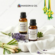 Maison & Co. 30ml Pure Essential Oil | Lemongrass Lavender Aroma Nebulizer Diffuser Scent Fragrance