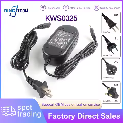 AC Power Adapter for KODAK Digital Camera KWS0325 KWS-0325 EasyShare CX4230 CX4300 CX4310 CX6200 CX6
