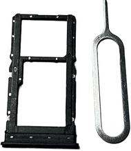 OEM SIM Card Tray SD crad Tray Holder solt Compatible with Motorola Moto G73 5G XT2237-2 Black