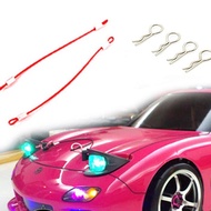 2pcs racing Clip R Pin 1/10 1/8 RC Steel wire Car shell rope Body Shell Buggy drift Monster truck Cr