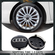 60mm 4pcs Car Audi Wheel Center Rim Hub cap Emblem Car Rim Badge Decaration Steering tire hubcap