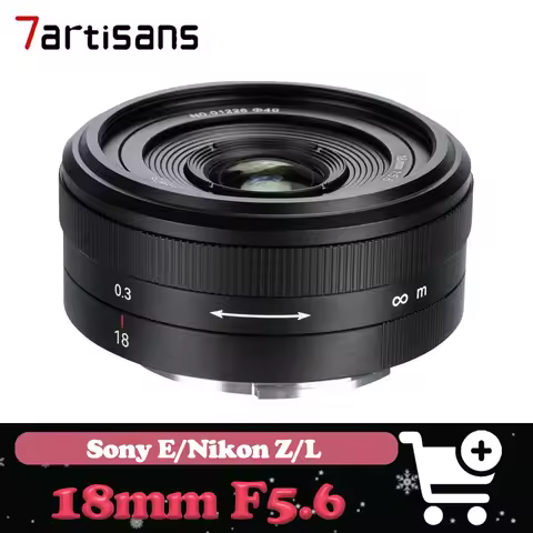 7artisans Cookies Lens Full Frame 18mm F5.6 Manual Focus Humanities Photographyf for Sony E Nikon Z 