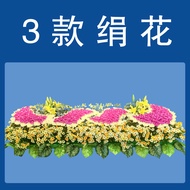 Baifujiatai Double-Layer Altar Flower Baishi Lingtang Decorative Silk Flower Floriculture Funeral Pr