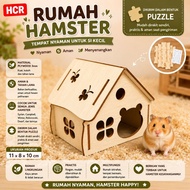 HCR Hamster House Cute Hamster House Aesthetic Hamster House Wooden Hamster House