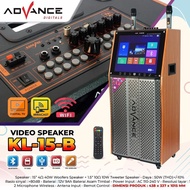 Advance Speaker KL-15B / KL15B 15inch with LCD TV Digital 17 Inch + 2 Mic