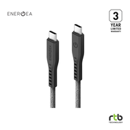 Energea สายชาร์จเร็ว USB-C to USB-C (5A 240W/USB3.2 20Gbps. data transfer) 1-2 M. รุ่น Flow USB3.2 G