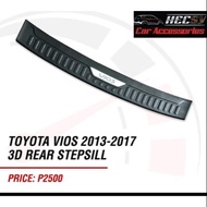 Vios 2013 to 2018 Rear Bumper Stepsill protector guard step sill