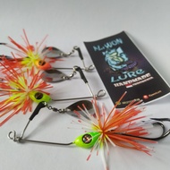 Spinner bait 8 Grams double hook | Ultralight bait Spiner | Casting Cork Bait